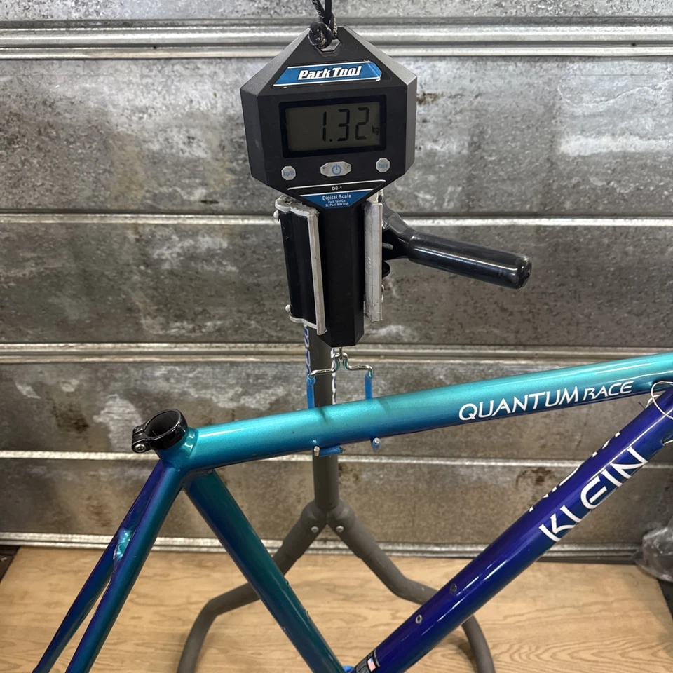 Klein Quantum Race Aluminum Road Bike Frameset 2002 Blue Purple Haze USA 53cm - Image 2 of 4