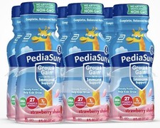 PEDIASURE GROW GAIN KIDS PROTEIN SHAKE STRAWBERRY 8oz FL PCK OF 6- EXP; 10/2026