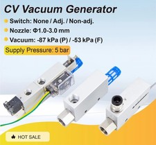 Pneumatic Vacuum Generator High Flow Ejector CV10 CV15 CV20 CV25 Operated Pump