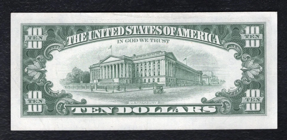 FR. 2021-B* 1969-C $10 *STAR* FRN FEDERAL RESERVE NOTE NEW YORK, NY ABOUT UNC - Image 2 of 2