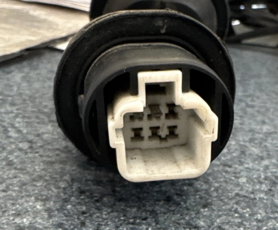 OEM 1998-2002 Dodge Ram 1500-3500 Ext Cab Rear Door Wiring Harness 56020697AB - Image 2 of 4