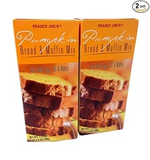 Trader Joe's 2-Pack  Pumpkin Bread & Muffin Mix 17.5 oz Each Pack