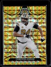 2024 Panini Mosaic #159 Cameron Jordan Mosaic Reactive Yellow