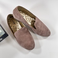 NIB Birdies The Starling Loafers Womens Sz 8.5 Latte Suede Slip Ons Casual Work