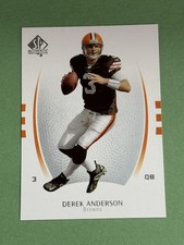 Derek Anderson 2007 SP Authentic Cleveland Browns #21 U950