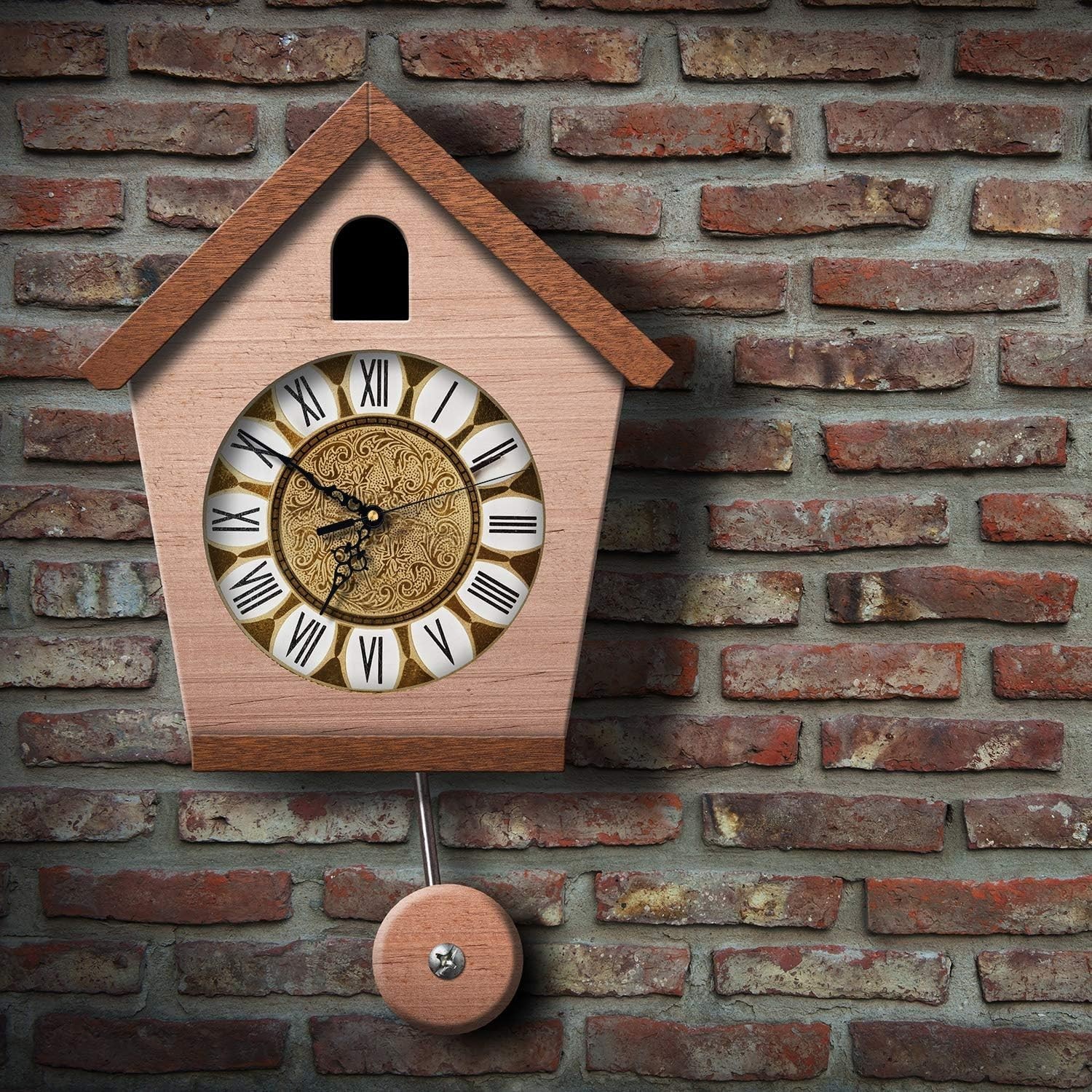 DIY Quartz Clock Movement Kit with Pendulum - Elegant Replacement Mechanism