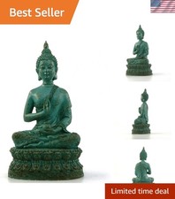 Handmade Thai Sitting Buddha Statue in Antiqu...