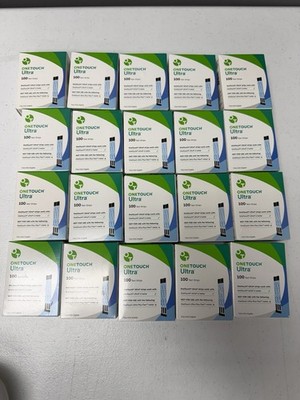 2,000 One Touch ULTRA TEST STRIPS free ship Exp 1 Year PLUS! Good Boxes.