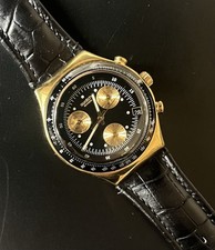 SWATCH IRONY CHRONO YCG401”GOLDFINGER”JAMES BOND 007 ANNO 2002