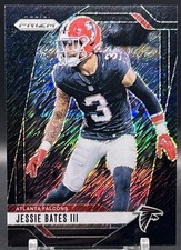 2024 PANINI PRIZM JESSIE BATES III BLACK SHIMMER 1/1 SSP FALCONS #14