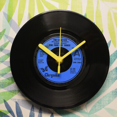 The Funboy Three ''The Lunatics (Have Taken Over The Asylum)'' Retro Vinyl Uhr