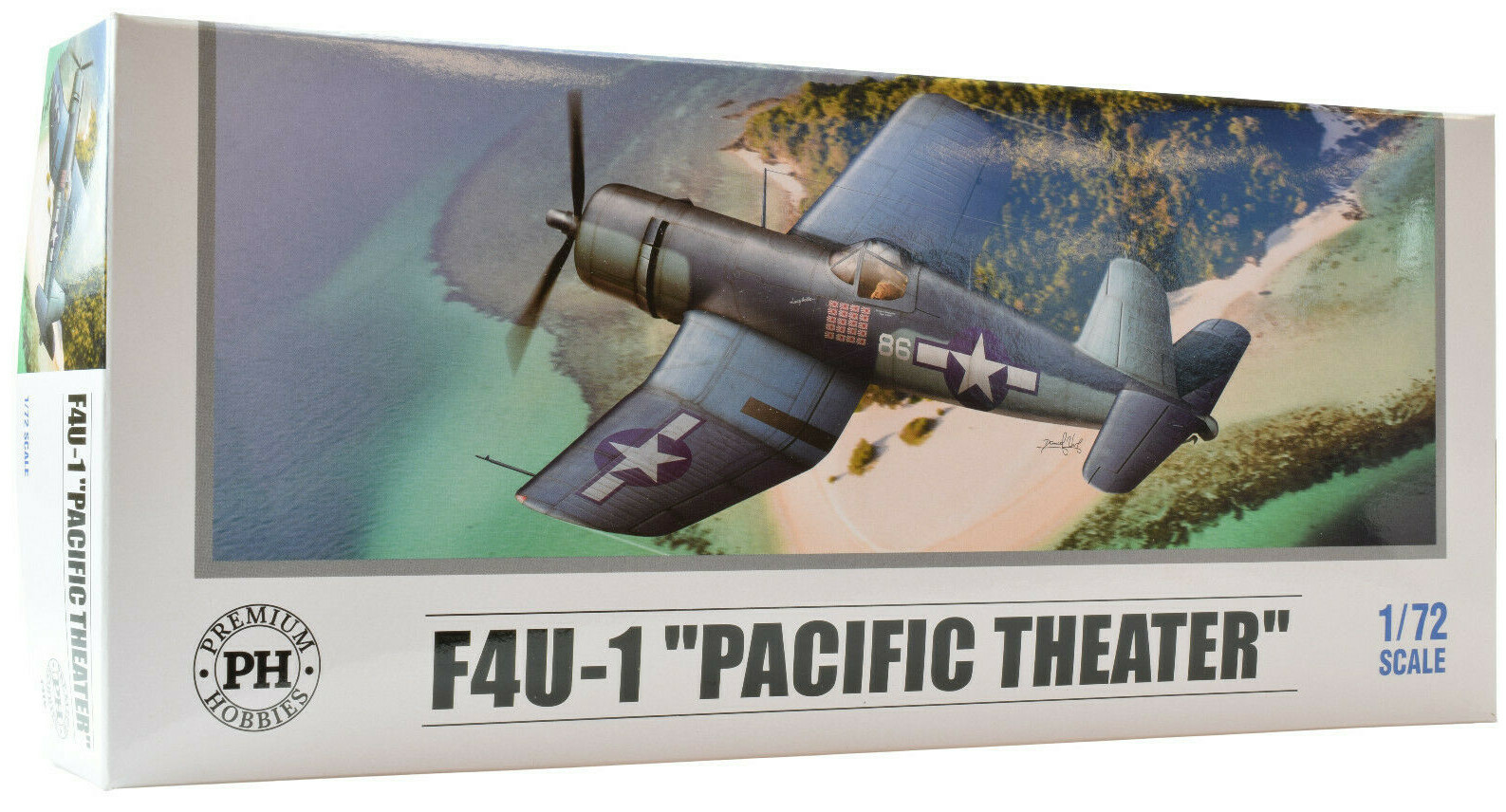 Набор пластиковых моделей самолета Premium Hobbies F4U-1 Pacific Theater 1:72 131V