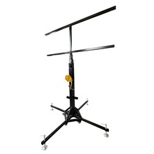 5.91-19.69Ft Hand-cranked Light Stand Foldable Double-Layer Lighting Crank Stand