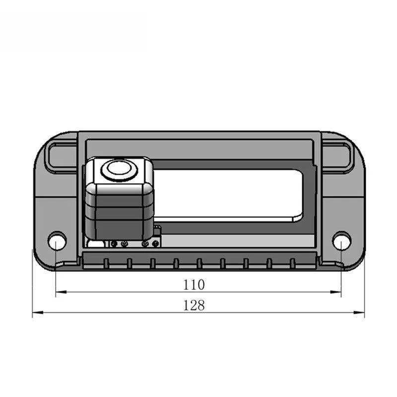 Car Trunk Handle Reverse Camera for Mercedes Benz W204 C200 W212 C180 C E-Class - Image 2 of 4