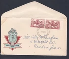 1958 AUSTRALIAN WAR MEMORIAL PRE-DECIMAL STAMP HERMES FIRST DAY COVER #4