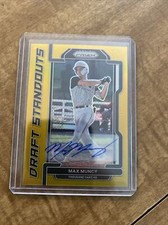 2021 Prizm Draft Picks Draft Standouts Auto Gold Prizm #DS-MU Max Muncy /10