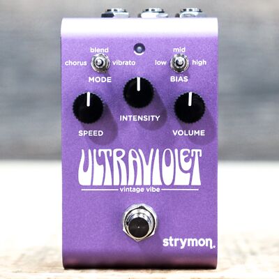 Strymon UltraViolet Vintage Vibe JFET Input TRS Stereo Output Delay Effect Pedal