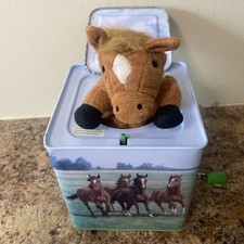 HORSE MUSICAL JACK IN THE BOX 2017 Schylling Children  s Toy EUC