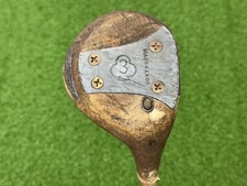 Vintage 1940s MacGregor Ben Hogan 3 Fairway Wood Persimmon Right Handed USED