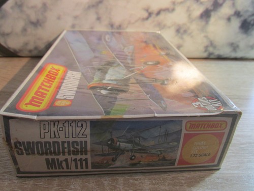 1/72 Matchbox Fairey Swordfish Mk III Britsh Torpedo Bomber Kit #PK-112 Sealed - Picture 4 of 6