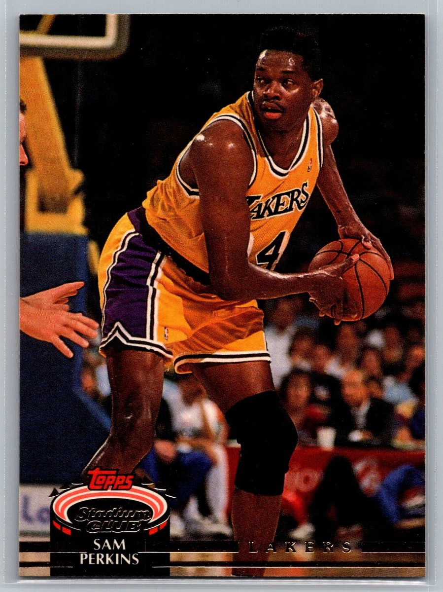 Sam Perkins 1992-93 Stadium Club BASKETBALL #30 Los Angeles Lakers