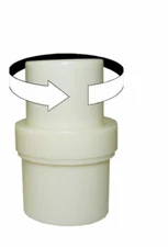 (Pack of Two) R201566 1-1/2" Swimming Pool Vacuum Hose Swivel Connector Adapter