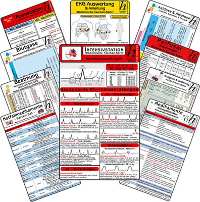 Intensiv-Station Karten-Set - professional ( 12 Karten-Set )