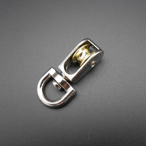 1/2 Zinc Alloy Small Rust-free Lifting Door Window Hanging Moving Pulley 43MM5MM