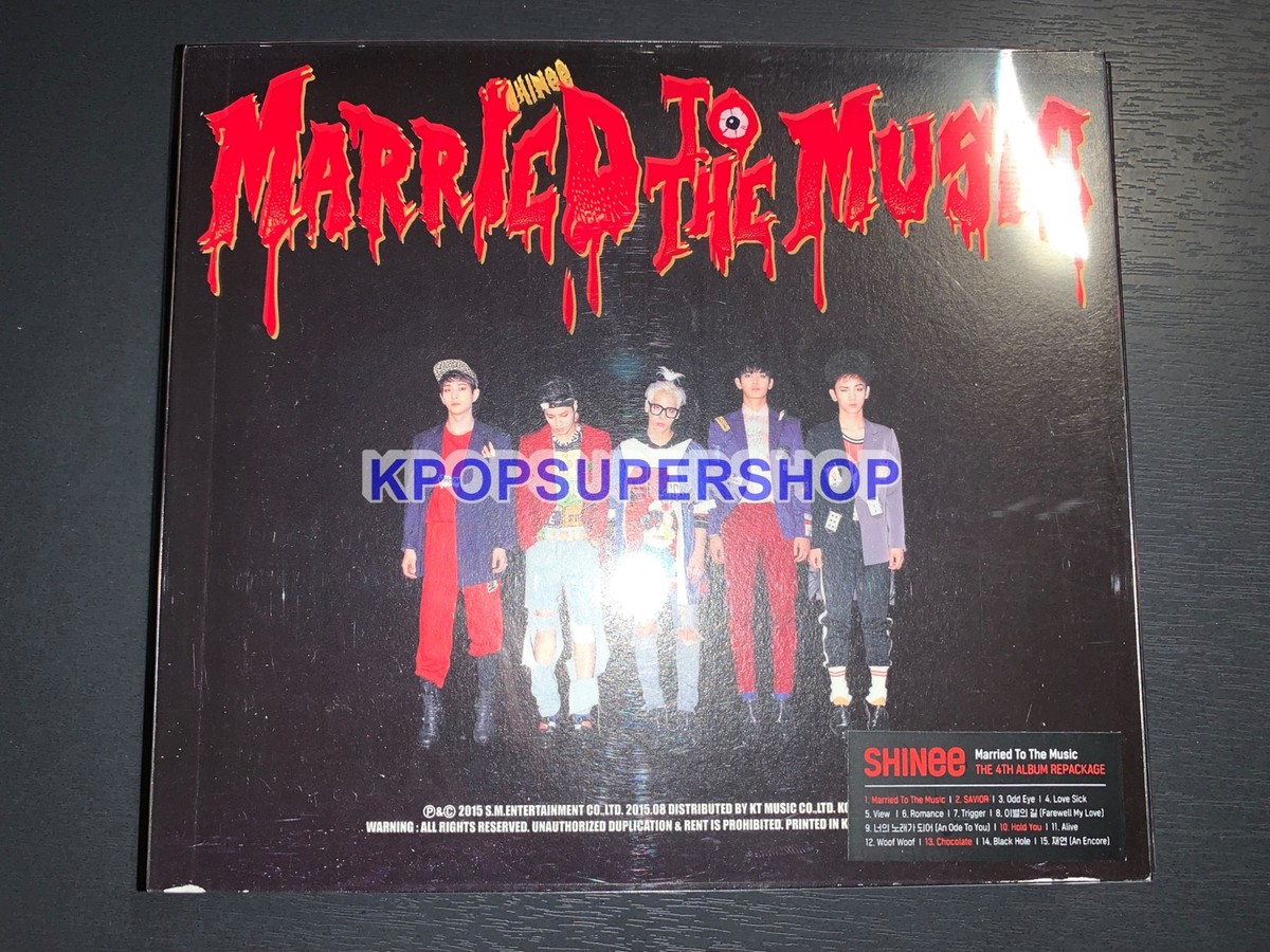 SHINee 4th Album Repackage Married to the Music CD Good Key