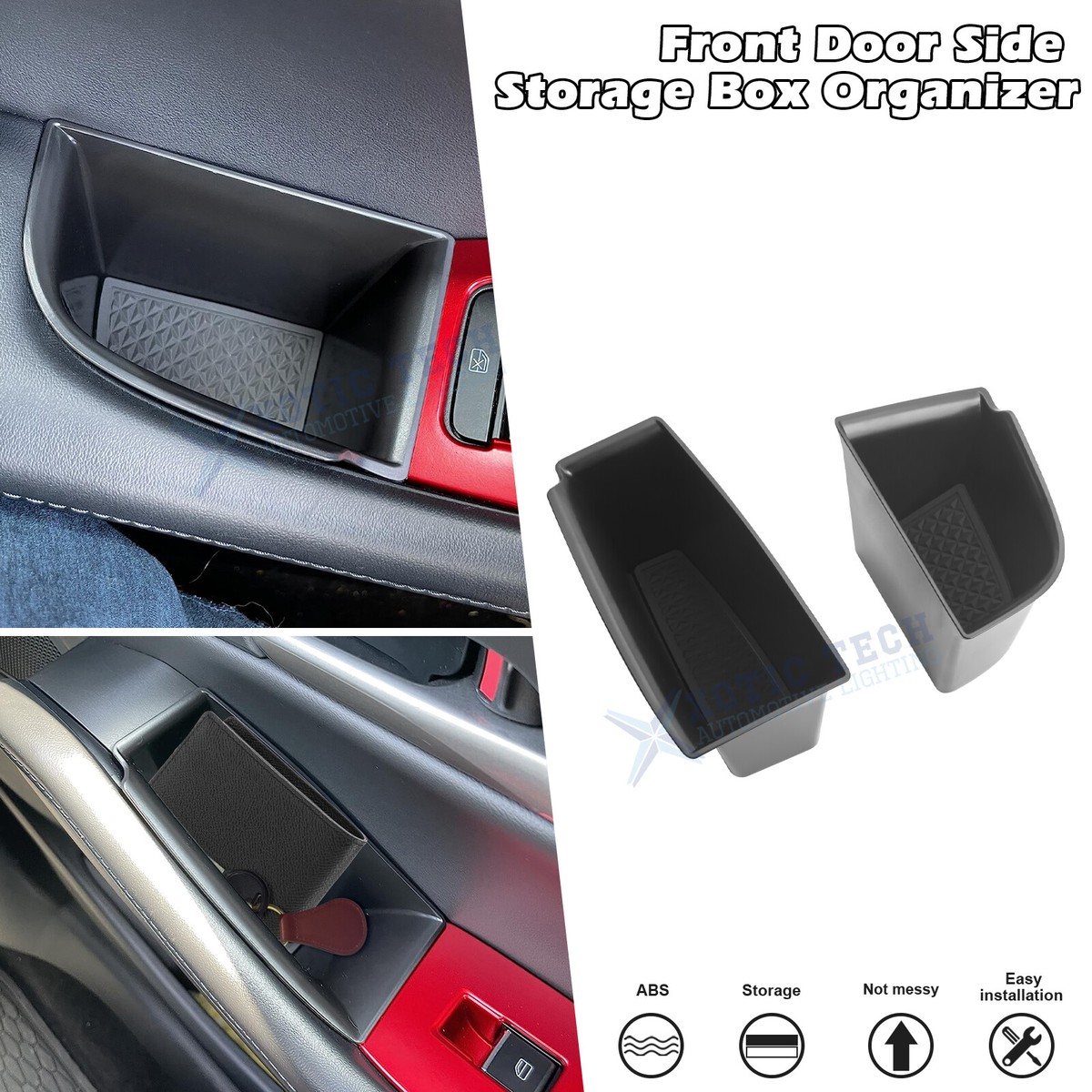 Front Door Side Storage Box Organizer Accessories For Mazda 3 CX30