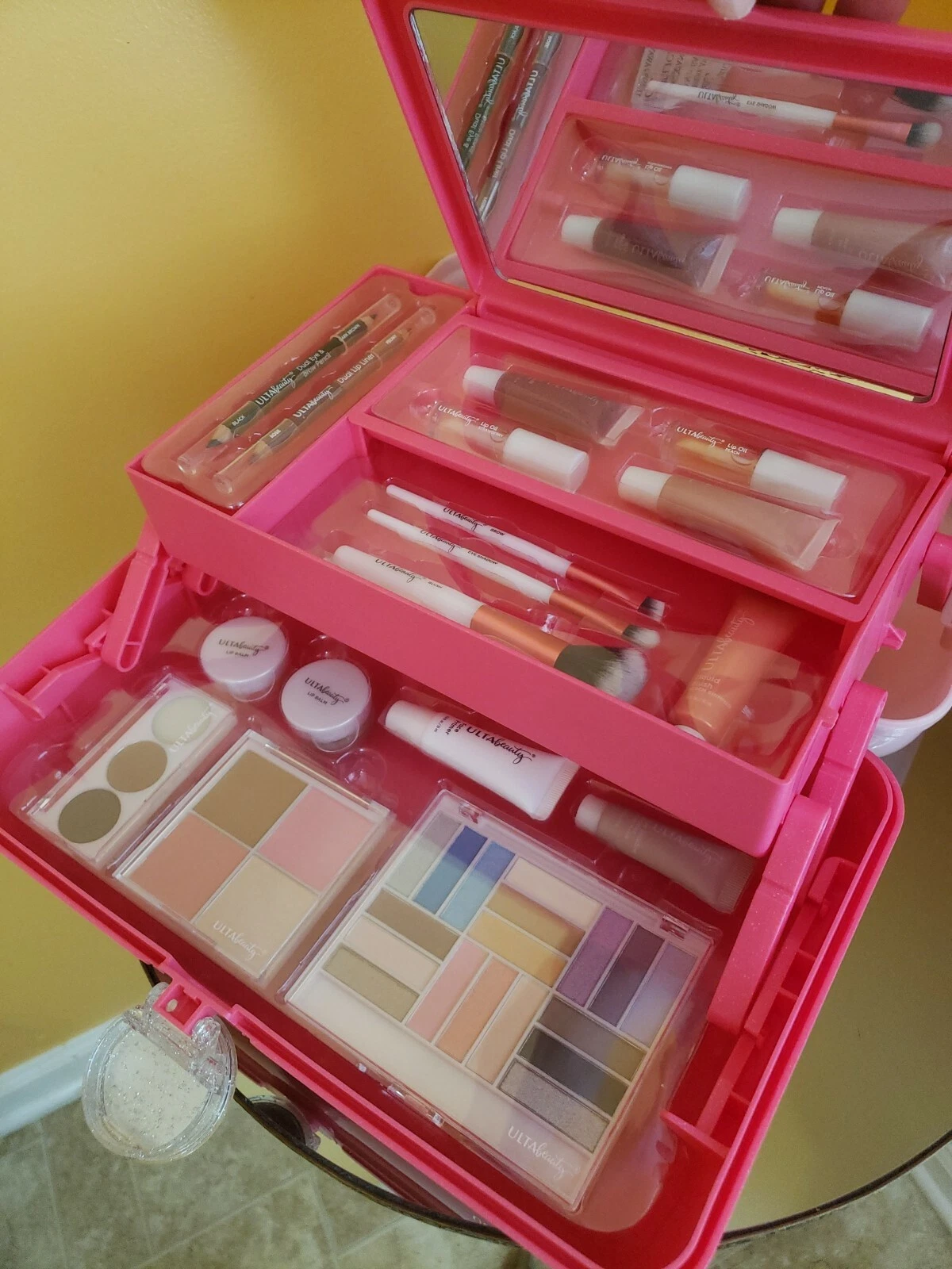 Ulta Beauty Caboodles edition PINK 36 Pcs Makeup Kit Collection Ret. $200 Cute!