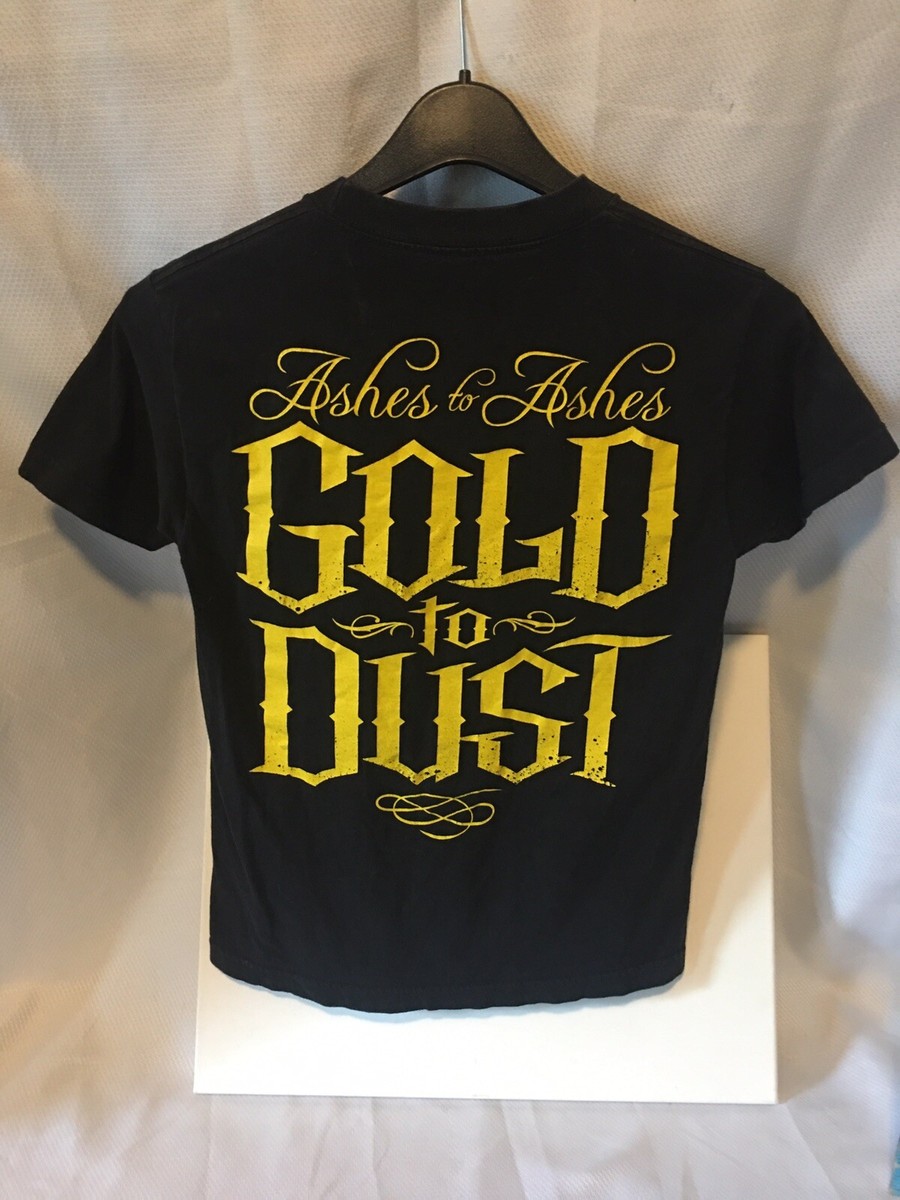 WWE Authentic Wear Goldust Gold To Dust Double Sided Black WWE Authentic Wear Goldust Gold To Dust Double Sided Black