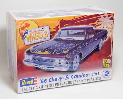 Revell 2045 1/25 Scale California Wheels 1966 Chevy El Camino Plastic ...