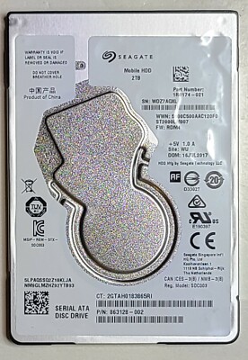 NEW - Original Asus X555D 2TB Hard Disk Drive Seagate ST2000LM007 AMD Models
