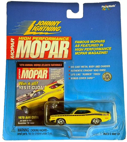 1970 PLYMOUTH AAR 'CUDA 2000 JOHNNY LIGHTNING HIGH PERFORMANCE MOPAR 1:64
