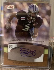 2007 SAGE Autographed Football - Autographs Bronze #A4 David Ball (AU, RC)