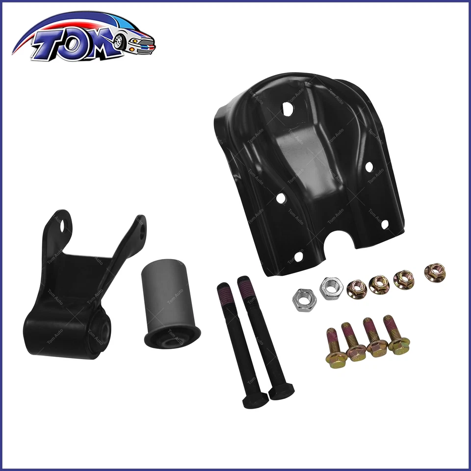 Rear Leaf Spring Shackle & Bracket Set For 88-1994 Chevy GMC C1500 C2500 722102 Foto 3 de 3