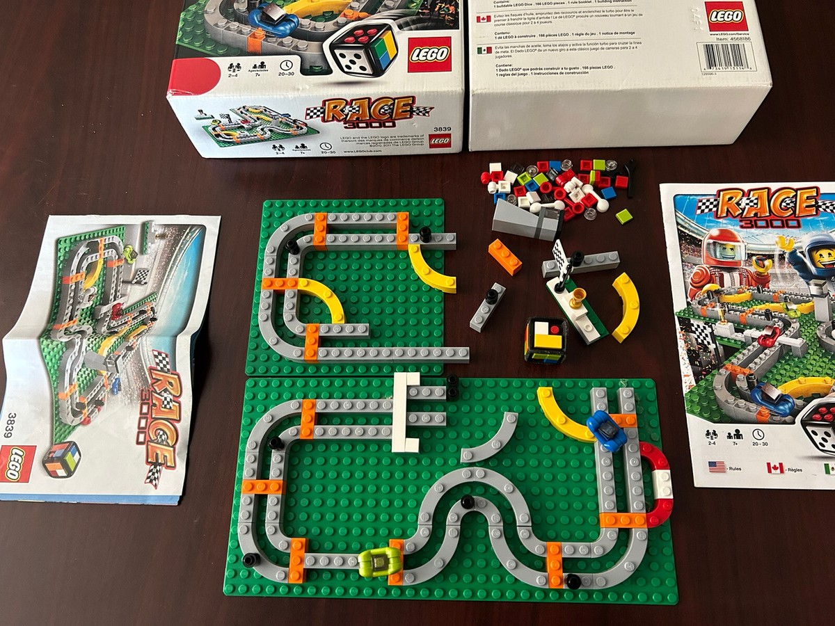 Lego Minifigures Lego Race 3839 Lego Race 3000 Board Game 3839