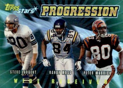 2000 Topps Stars Progression Football - Pick Your Card