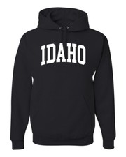 State of Idaho College Style White Fashion Unisex Hoodie Sweatshirt
