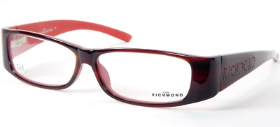 JOHN RICHMOND JR00203 Red /Brown UNIQUE RARE EYEGLASSES GLASSES JR002 52-12-130