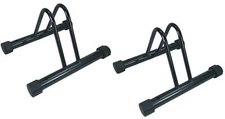 Set of 2 - Bike Floor Parking Single Rack Home Storage Garage Bicycle Stands