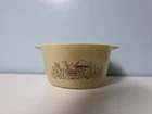 VTG PYREX Forest Fancies Mushroom Casserole Dish 473-B 1L