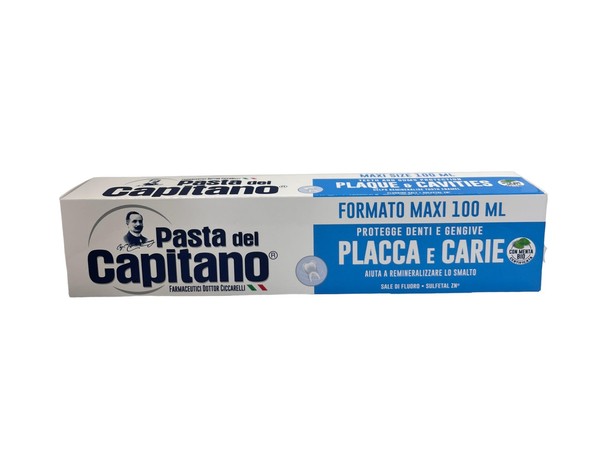 Pasta Del Capitano Zahnpasta Plaque Und Karies, 100 Ml, 12 StüCk-image