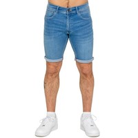 Mens Denim Shorts Enzo Casual Cotton Stretch Slim Fit Denim Half Pants