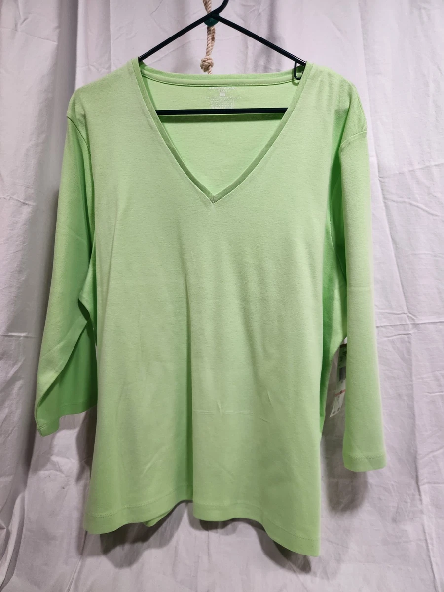 P'tite Chemise Verte Sans Manches Jones New York Sport, Taille S – Coton Tout Doux, Parfaite Pour L'été !