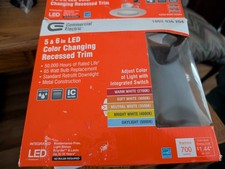 Commercial Electric 5 6 inch LED Color Changing Recessed 1002 936 204
