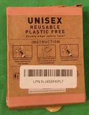 Rose Gold Stainless Steel Safety Razor  Reusable Unisex Plastic Free