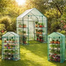 Garden Greenhouse 3 or 4 Tier | Complete Kits | Replacement Green House Covers 