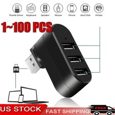3 Port High Speed USB 3.0 Multi HUB Splitter Expansion Desktop PC Laptop lot